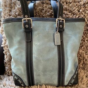 Coach Suede Bucket Bag